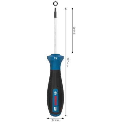 BOSCH 1600A039S8 T9 Torx Uçlu Tornavida 60 mm