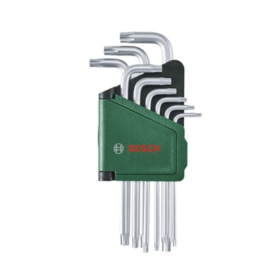 BOSCH 1600A02Z9C Torx Allen Anahtar Takımı 9 Parça