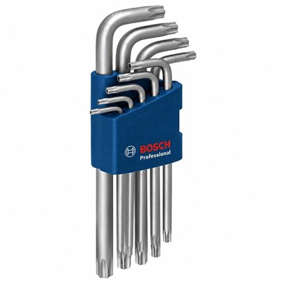 BOSCH 1600A01TH4 Torx Allen Anahtar Takımı 9P 10 - 50 mm