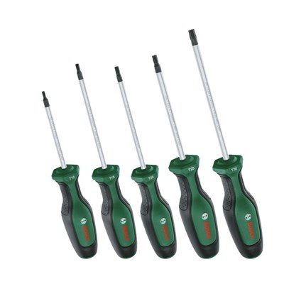 BOSCH 1600A02BX6 Torx Uçlu Tornavida Takımı 5 Parça