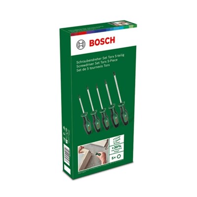 BOSCH 1600A02BX6 Torx Uçlu Tornavida Takımı 5 Parça