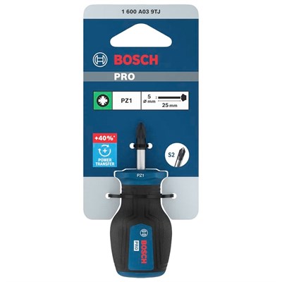 BOSCH 1600A039TJ Yıldız Uçlu Topaç Tornavida PZ1 x 25 mm
