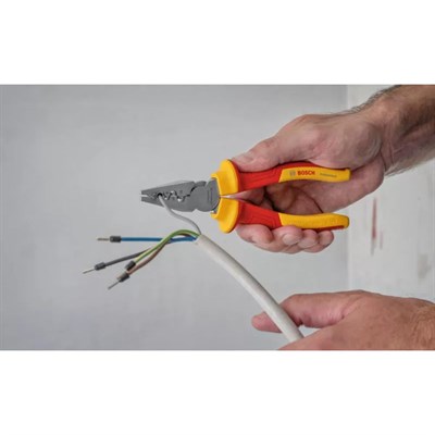 BOSCH 1600A02NE6 Yüksük Sıkma Pensesi VDE 180 mm