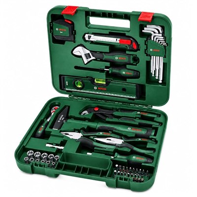 BOSCH 1600A02BY7 Dolu Takım Çantası - El Aleti Seti Advanced 52 Parça