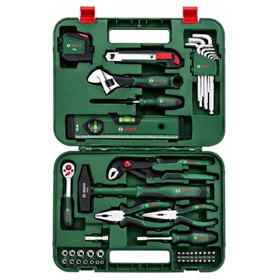BOSCH 1600A02BY7 Dolu Takım Çantası - El Aleti Seti Advanced 52 Parça