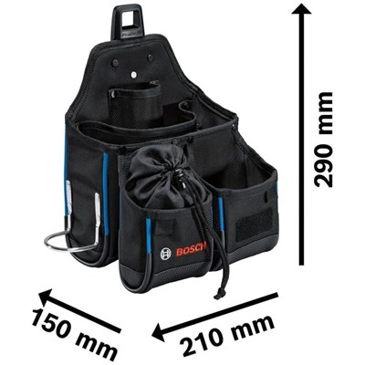 BOSCH 1600A02H5C Dolu Takım Çantası - El Aleti Seti Profesyonel 6 Parça Çanta Kemer Seti