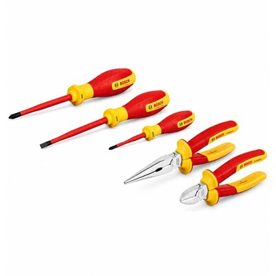 BOSCH 1600A02NG2 Dolu Takım Çantası - El Aleti Seti Profesyonel 5 Parça