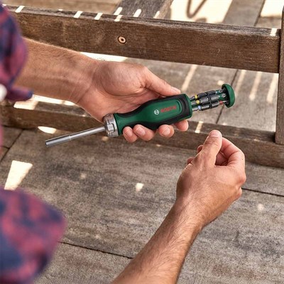 BOSCH 1600A032V0 Cırcırlı Tornavida 12 Uçlu