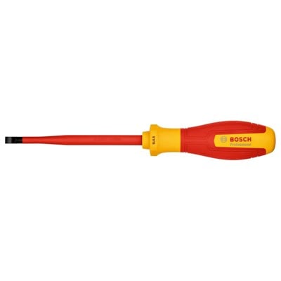 BOSCH 1600A02NC4 Düz Uçlu Tornavida Izoleli VDE 6.5 x 125 mm