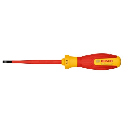 BOSCH 1600A02NC2 Düz Uçlu Tornavida Izoleli VDE 4.5 x 100 mm