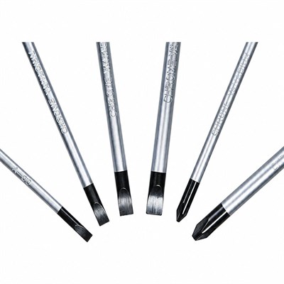 BOSCH 1600A016BF Düz ve Yıldız Uçlu Tornavida Takımı 6 Parça
