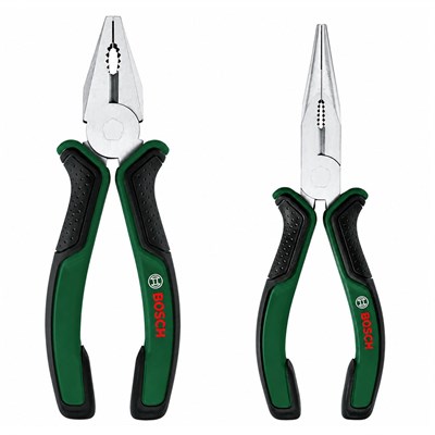 BOSCH 1600A0275H Pense Seti - Kombine Pense ve Kargaburun 2 Parça