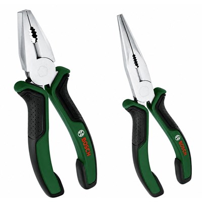 BOSCH 1600A0275H Pense Seti - Kombine Pense ve Kargaburun 2 Parça