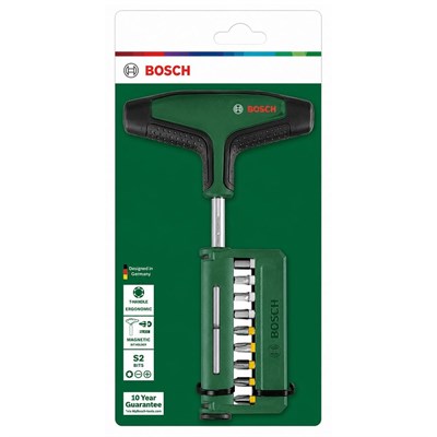 BOSCH 1600A039J3 T Saplı Çok Amaçlı Tornavida Set 19 Parça