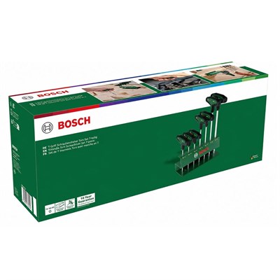 BOSCH 1600A039J2 T Saplı Torx Uçlu Tornavida Seti 7 Parça