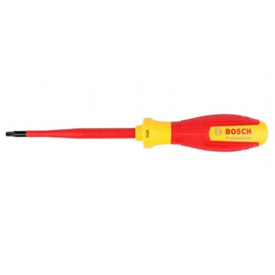 BOSCH 1600A02NC7 T20 Torx Uçlu Tornavida Izoleli VDE 100 mm