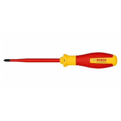 BOSCH 1600A02ND2 Yıldız Uçlu Tornavida Izoleli VDE PZ2 x 125mm