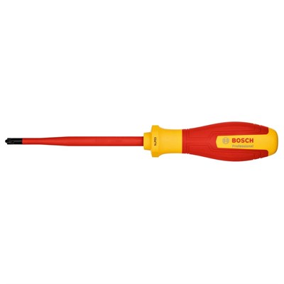 BOSCH 1600A02ND7 Yıldız Uçlu Tornavida Izoleli VDE PZ2 x 125mm