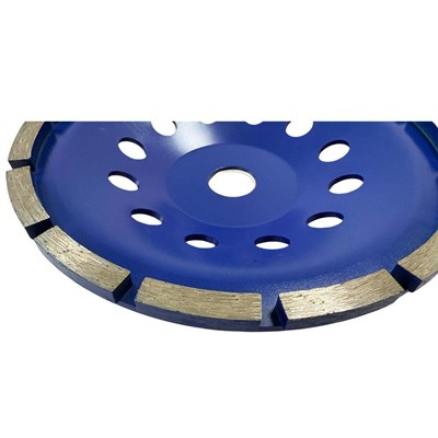 Bora Teknik Çift Sıra Elmas Çanak - Beton Taş Yüzey Silme Temizleme Diski 125 mm