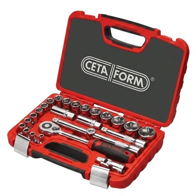CETA FORM C20-25PH2 1/2 Altı Köşe Lokma Takımı 25 Parça