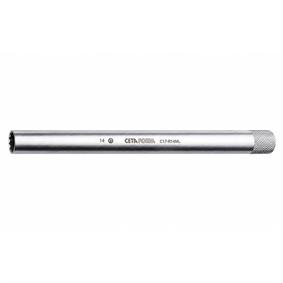 CETA FORM C17-R14ML 3/8 On İki Köşe Buji Lokması 14 mm Uzun 25 Cm