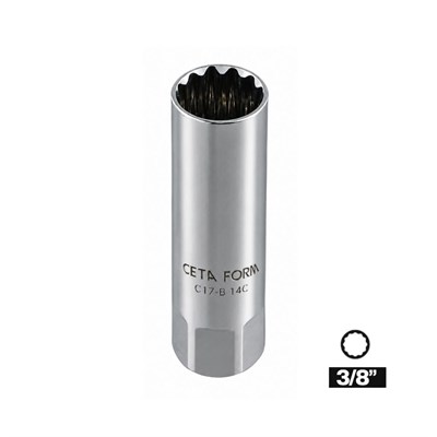 CETA FORM C17-R14C 3/8 On İki Köşe Buji Lokması 14 mm