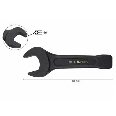 CETA FORM B23-46 Açık Ağız Çakma Anahtar 46 mm
