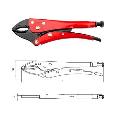 CETA FORM E50-190-2 Ayarlı Pense X -Grip 190 mm