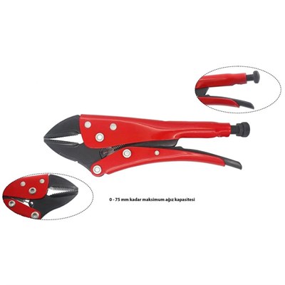 CETA FORM E50-190-2 Ayarlı Pense X -Grip 190 mm