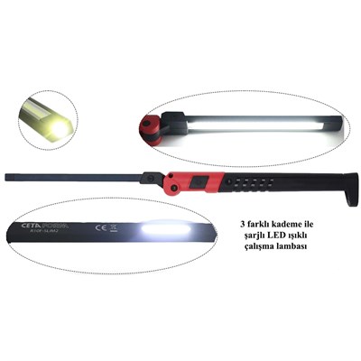 CETA FORM R10F-SLIM02 Katlanabilir Led Çalışma Lambası Slim 300 Lümen