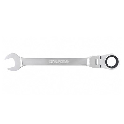 CETA FORM B06-18 Mafsallı Cırcır Kombine Anahtar Düz 18 mm