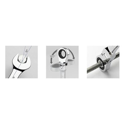 CETA FORM B06-08 Mafsallı Cırcır Kombine Anahtar 8 mm