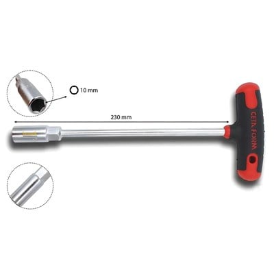 CETA FORM T Saplı Lokma 10 Mm