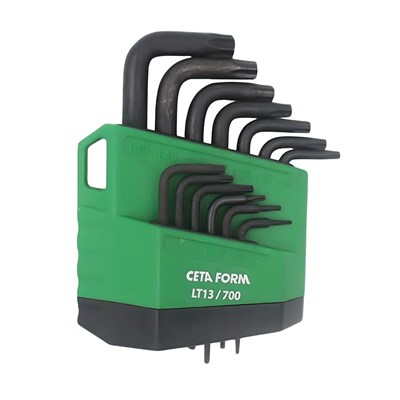 CETA FORM LT13/700 Torx Allen Anahtar Takımı Kısa 13 Parça