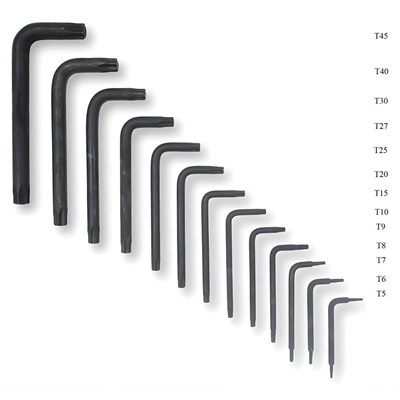 CETA FORM LT13/700 Torx Allen Anahtar Takımı Kısa 13 Parça