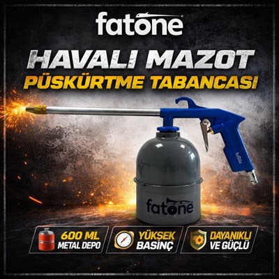 FATONE Havalı Mazot Püskürtme Tabancası Metal 600 ml