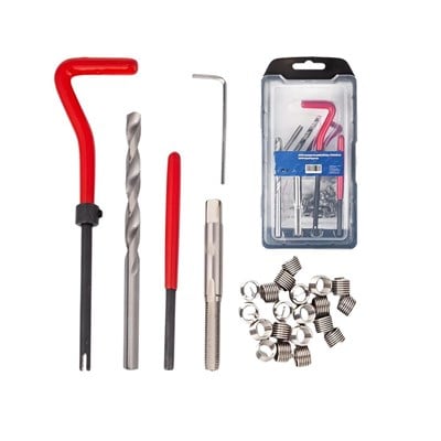 FORSAGE M12 Helicoil Kılavuz Diş Açma Seti Matkap Uçlu 1.5 mm