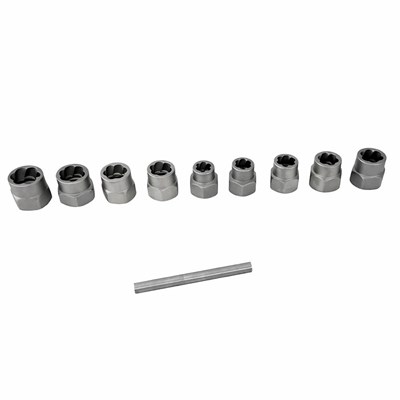 FREED 1/2 Twist Lokma Seti Hasarlı Cıvata ve Somun Sökme 9 Parça