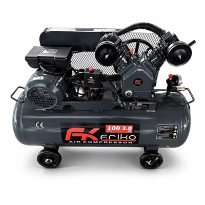 FRIKO 100 LT Çift Piston Hava Kompresörü 8 Bar 220V