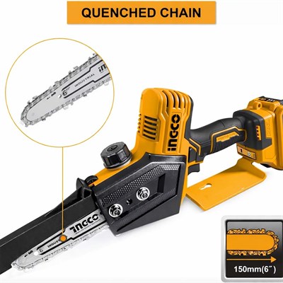 INGCO Akülü Dal Kesme Testeresi 20V 2Ah Çift Akülü 15 cm