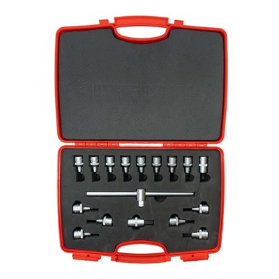 IZELTAS 1/2 Allen Uçlu Lokma Takımı Ve Torx Uç Set 17 Parça