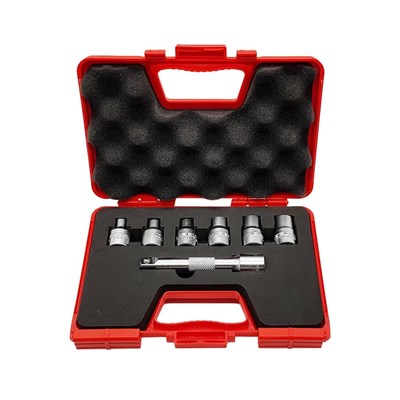 IZELTAS 1/2 Torx Uçlu Lokma Takımı 7 Parça