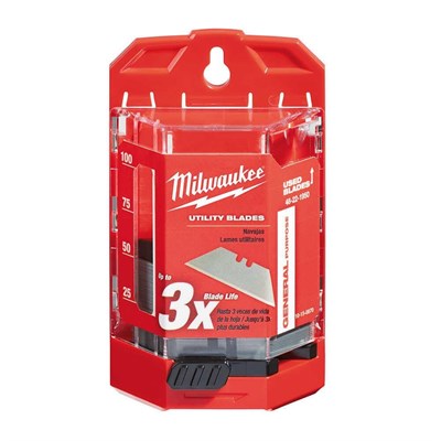 MILWAUKEE Genel Amaçlı Maket Bıçağı Yedek Bıçak 50 Adet