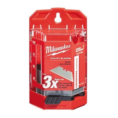 MILWAUKEE Genel Amaçlı Maket Bıçağı Yedek Bıçak 50 Adet