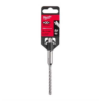 MILWAUKEE SDS-PLUS MX4 Elmaslı Matkap Ucu 5 x 115 mm