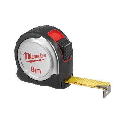 MILWAUKEE Şerit Metre Inox Gövde 8/25 Mm