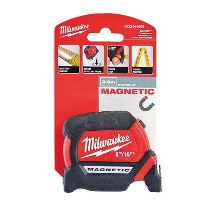 MILWAUKEE Şerit Metre Manyetik Premıum 16 mm 5 Metre