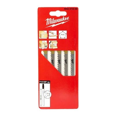 MILWAUKEE T101DP Dekupaj Bıçağı Düz Kesim 105 mm 5 Adet