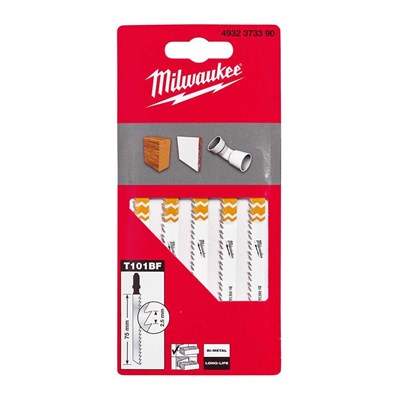 MILWAUKEE T101Bf Dekupaj Bıçağı Bi-Metal Temiz Kesim 75 mm 5 Adet