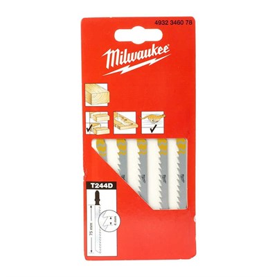 MILWAUKEE T244D Dekupaj Bıçağı Ahşap 5 Adet